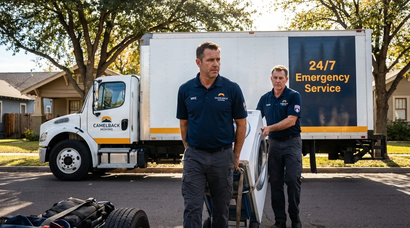 CamelBack Moving crew loading furniture in Weatherford, OK
