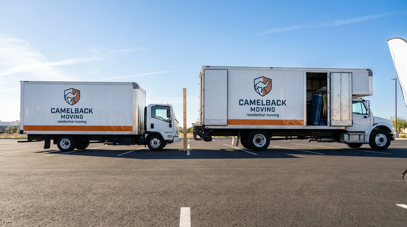 Moving truck size capacity guide in Weatherford